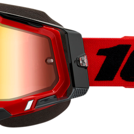 Racecraft 2 Snow Goggles - Red - Red Mirror