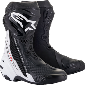 Supertech Boots - Black/White - US 11.5 / EU 46