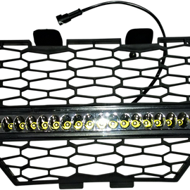 Grille Insert with 16" LED Light Bar - 16-18 RZR 1000