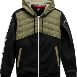 Alltime Hybrid Jacket - Black/Olive - 2XL