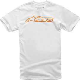 Youth Blaze T-Shirt - White/Orange - Large