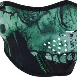 Half-Face Mask - Cyber Skull