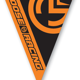 Pennant Flags - Orange/Black