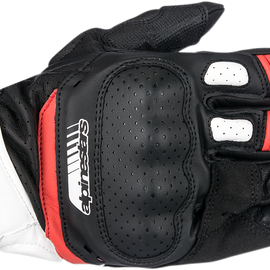 Guantes Alpinestars SP-5 - Negro/Blanco/Rojo