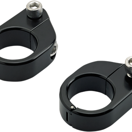 O/S Speed Clamps - Black Electroplated - Straight