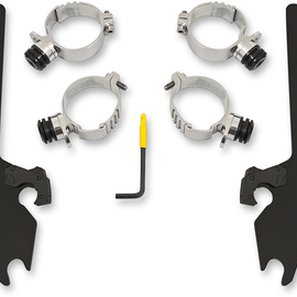 Batwing Trigger Lock Mounting Kit - Kingpin - Black