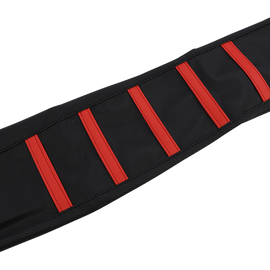 Ribbed Seat Cover - Red - Honda