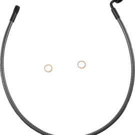 Brake Line - Front - 12 mm - 90° - 28" - KARBONFIBR