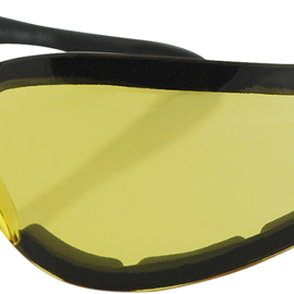 Shield II Sunglasses - Gloss Black - Yellow