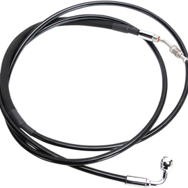 XR Stainless Hydraulic Clutch Line - Stainless with Black Coating - +10" - FLTR '17+