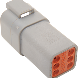 Deutsch Receptacle - 6 Pin - Gray