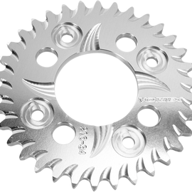 Aluminum Sprocket - Silver - Rear - 34-Tooth