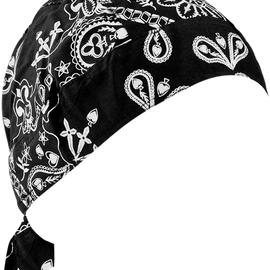 Road Hog Flydanna® Headwrap - Black Paisley