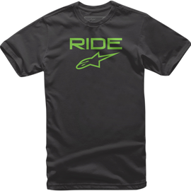 Ride 2.0 T-Shirt - Black/Green - 2XL