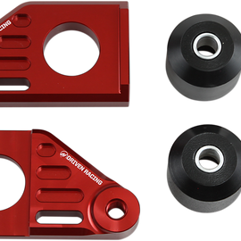 Axle Block Sliders - Suzuki - Red