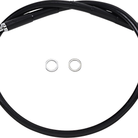 Brake Line - +4" - Black - '18-'20 Softail