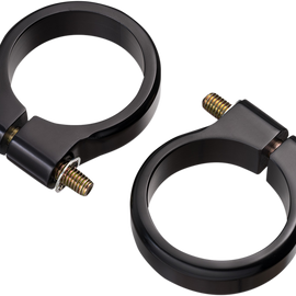 Fork Tube Signal Clamps - 39 mm - Black