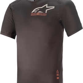 Alps 6.0 V2 Jersey - Short-Sleeve - Black/Coral - Small