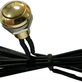 Mini Push-Button Switch - Gold