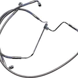 4" Brake Line - Front - Stainless Steel - 14-17FLHT