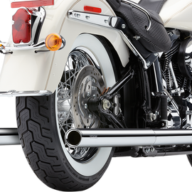 Escapes True Dual Punta Cromo Cobra 12-17 Softail