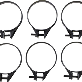 Carburetor Clamps - 49-51 mm - 6-Pack