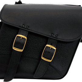 Brass Monkey Saddlebags - Slant - Brass - Small