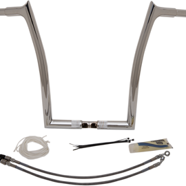 Chrome 16" Pointed Top Handlebar Kit42547276