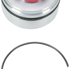 Shock Seal Head - 18 mm ID x 50 mm OD - Round Snap Rings 53 x 2