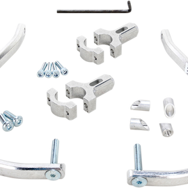 Handguards - Aluminum - 1-1/8" - Mini - Silver