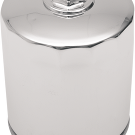 Magnetic Ring Oil Filter - Chrome - With Nut - 3 1/4"