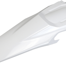 MX Rear Fender - White - Husqvarna