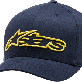 Blaze Flexfit® Hat - Navy/Yellow - Small/Medium