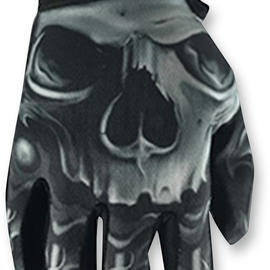 Skull Gloves - Black - Medium