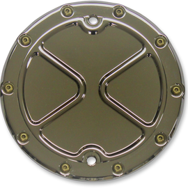 Bomber Derby Cover - Chrome