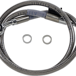 Brake Line - +4" - Stainless Steel - '18-'20 Softail