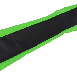 Seat Cover - Black/Green - Kawasaki