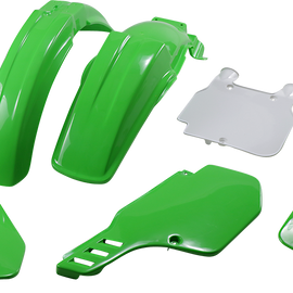 Replacement Body Kit - OEM Green/White - KX500