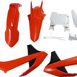 Plastic Body Kit - OEM Orange/White/Black - KTM