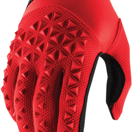 Youth Airmatic Gloves - Red/Black - Large