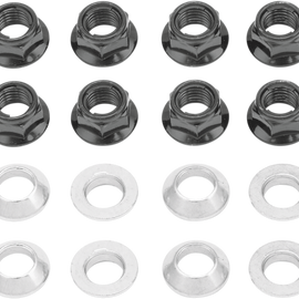 Nut Lug Lock Silver 8-Pack