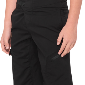 Youth Ridecamp Shorts - Black - US 24