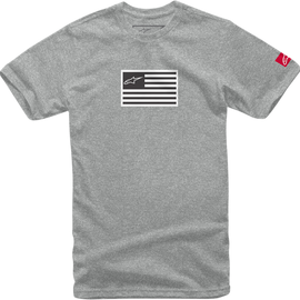 Flagged T-Shirt - Heather Gray - Large