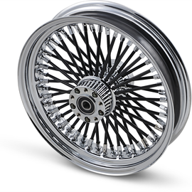 Rear Wheel - Single Disc/No ABS - Black Chrome - 16"x3.50"