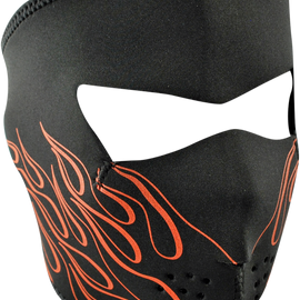 Full-Face Mask - Orange Flame