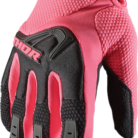 Women's Spectrum Gloves - Black/Pink - XL
