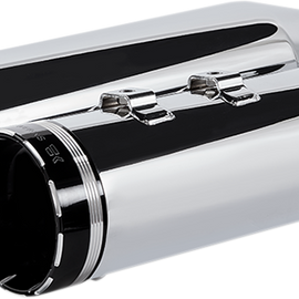 4.5" Mufflers for Touring - Chrome with Tracer