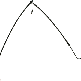 Lower Brake Line - Black/Black Fittings - Softail63133554