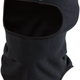 Balaclava Fleece - Black/Green - Small/Medium