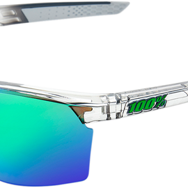 Sportcoupe Sunglasses - Gray - Green Mirror